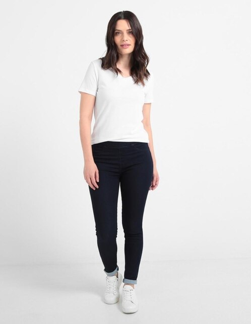 Playera Weekend cuello V para mujer en SB