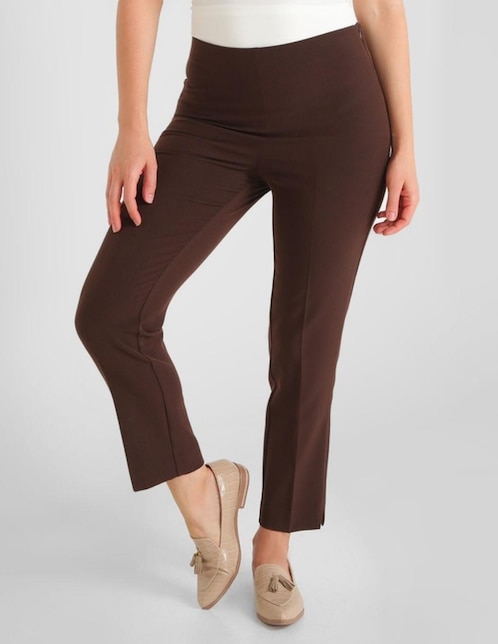 Pantalón La Mode corte recto cintura alta en SB
