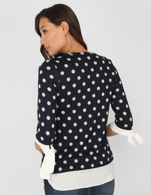 Blusa Weekend Maternity para lactancia manga ¾ en SB