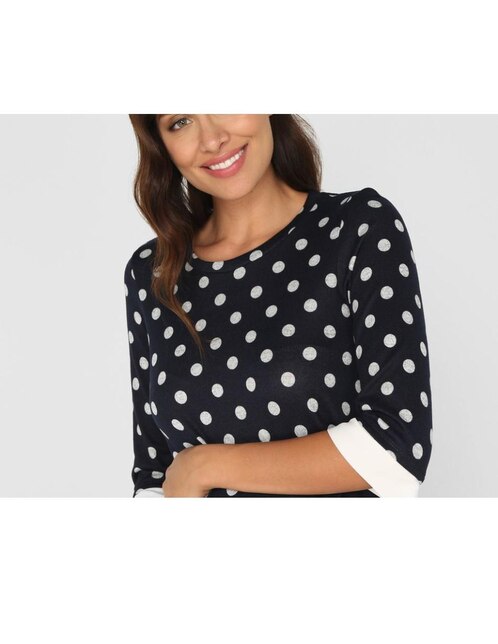 Blusa Weekend Maternity para lactancia manga ¾ en SB