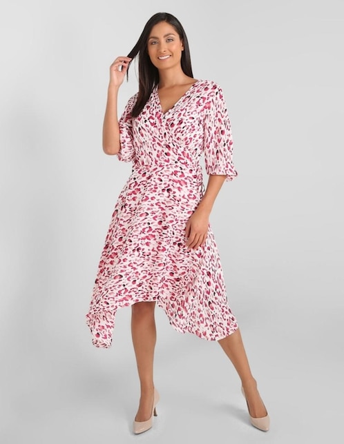 Vestido Contempo en animal print en SB