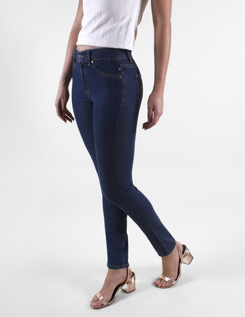 Jeans Oh Pomp! corte slim cintura alta en SB
