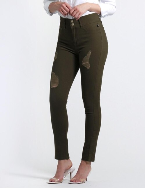 Pantalón Oh Pomp! corte skinny cintura alta en SB
