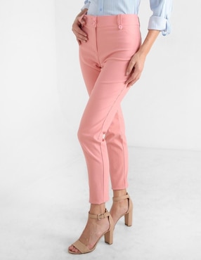Pantalón Contempo corte skinny cintura alta
