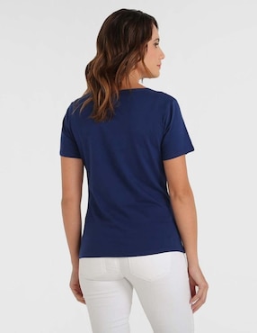 Playera manga corta Weekend cuello redondo para mujer