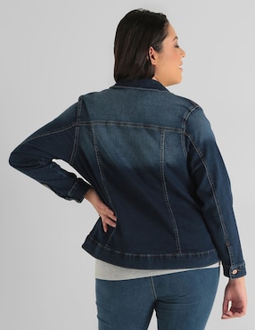 Chamarra Weekend Plus de mezclilla para mujer