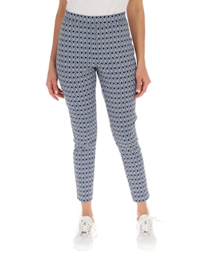 Pantalón Alexis corte skinny con diseño gráfico