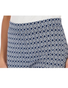 Pantalón Alexis corte skinny con diseño gráfico