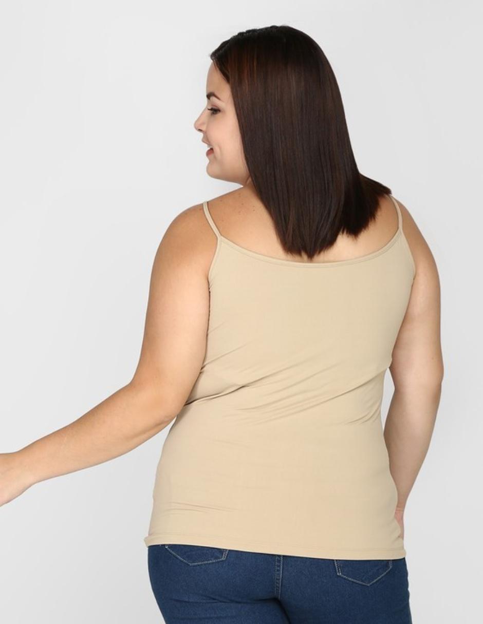 Top cuello regular tirante delgado 2