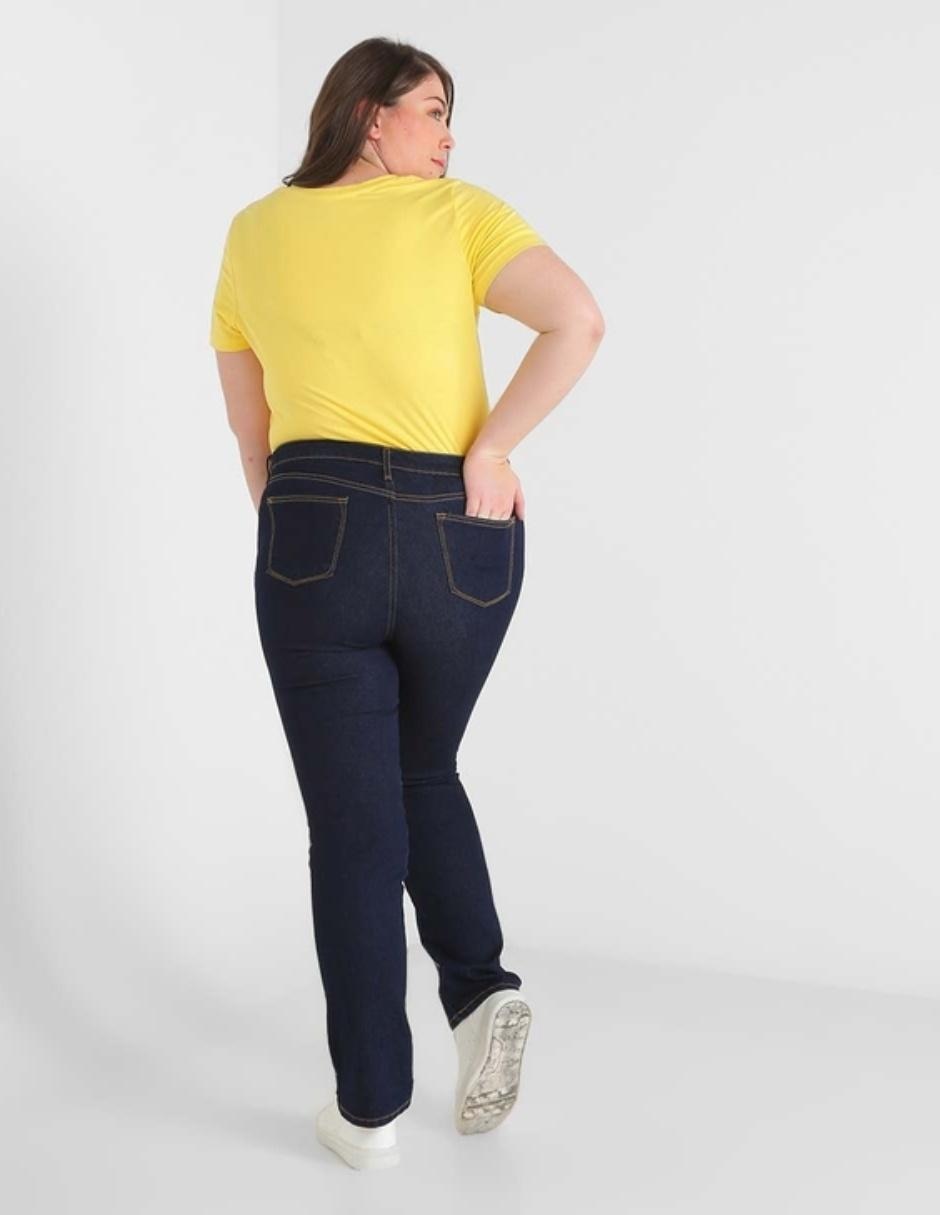 Jeans slim Weekend Plus corte cintura alta para mujer