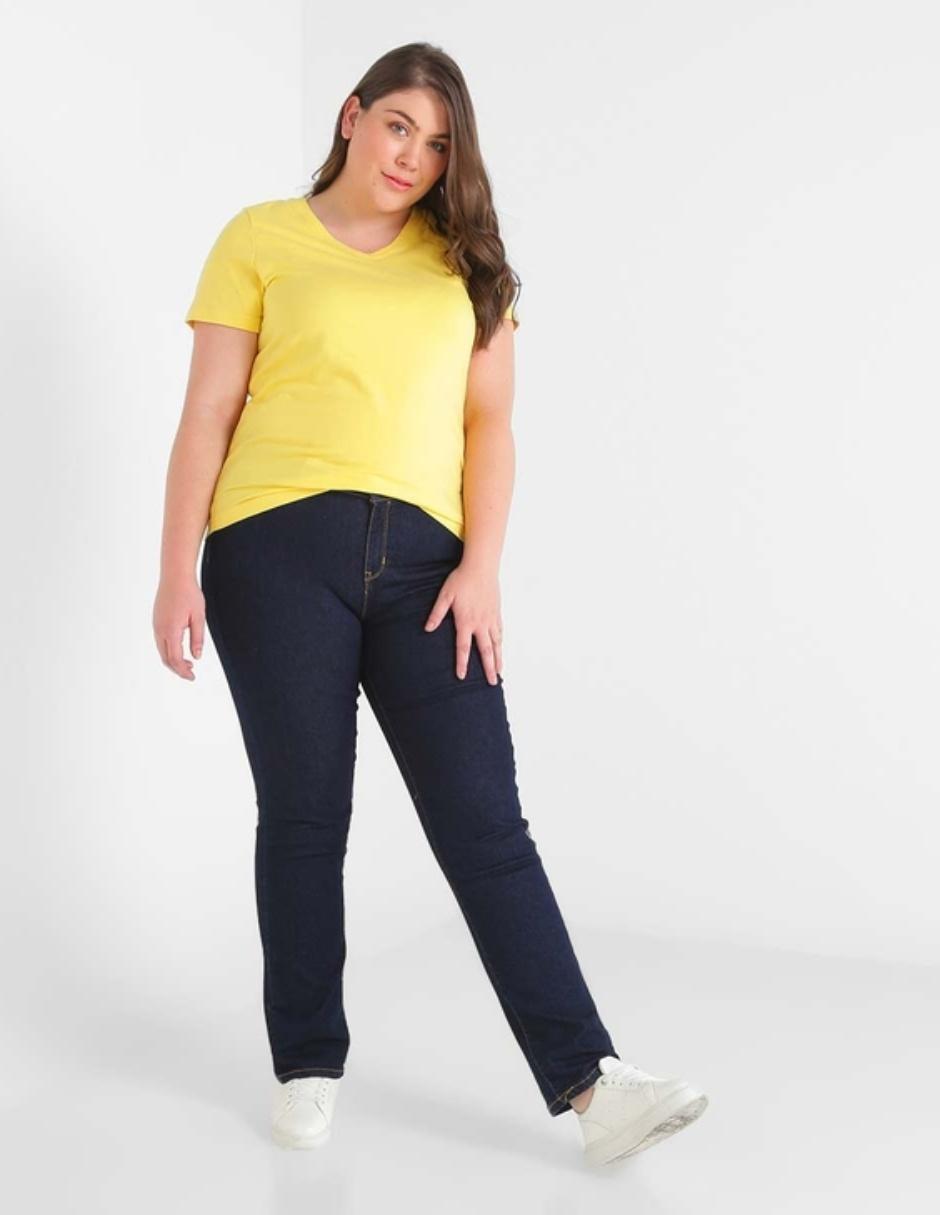 Jeans slim Weekend Plus corte cintura alta para mujer