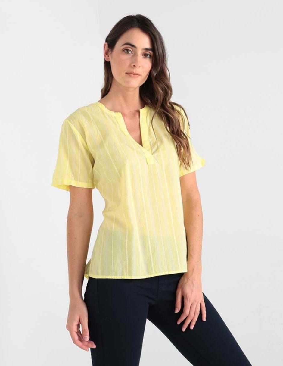 Blusa Weekend a rayas cuello redondo en SB