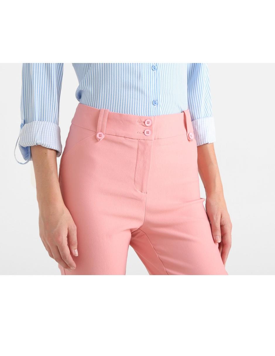 Pantalón corte skinny cintura alta 4