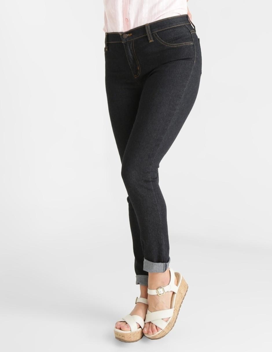 Jeans skinny corte cintura para mujer 5