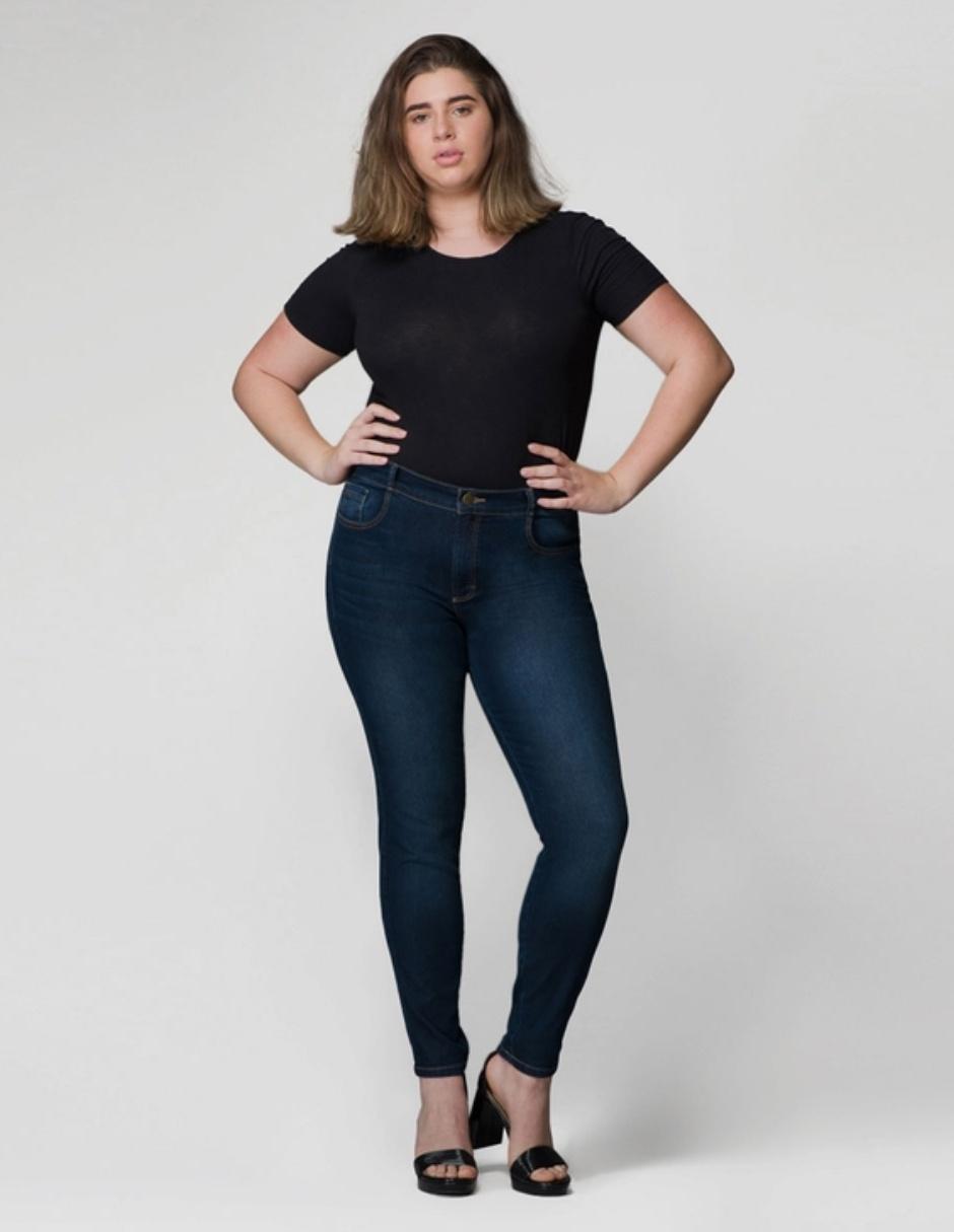 Jeans levanta glúteos dama corte skinny 3