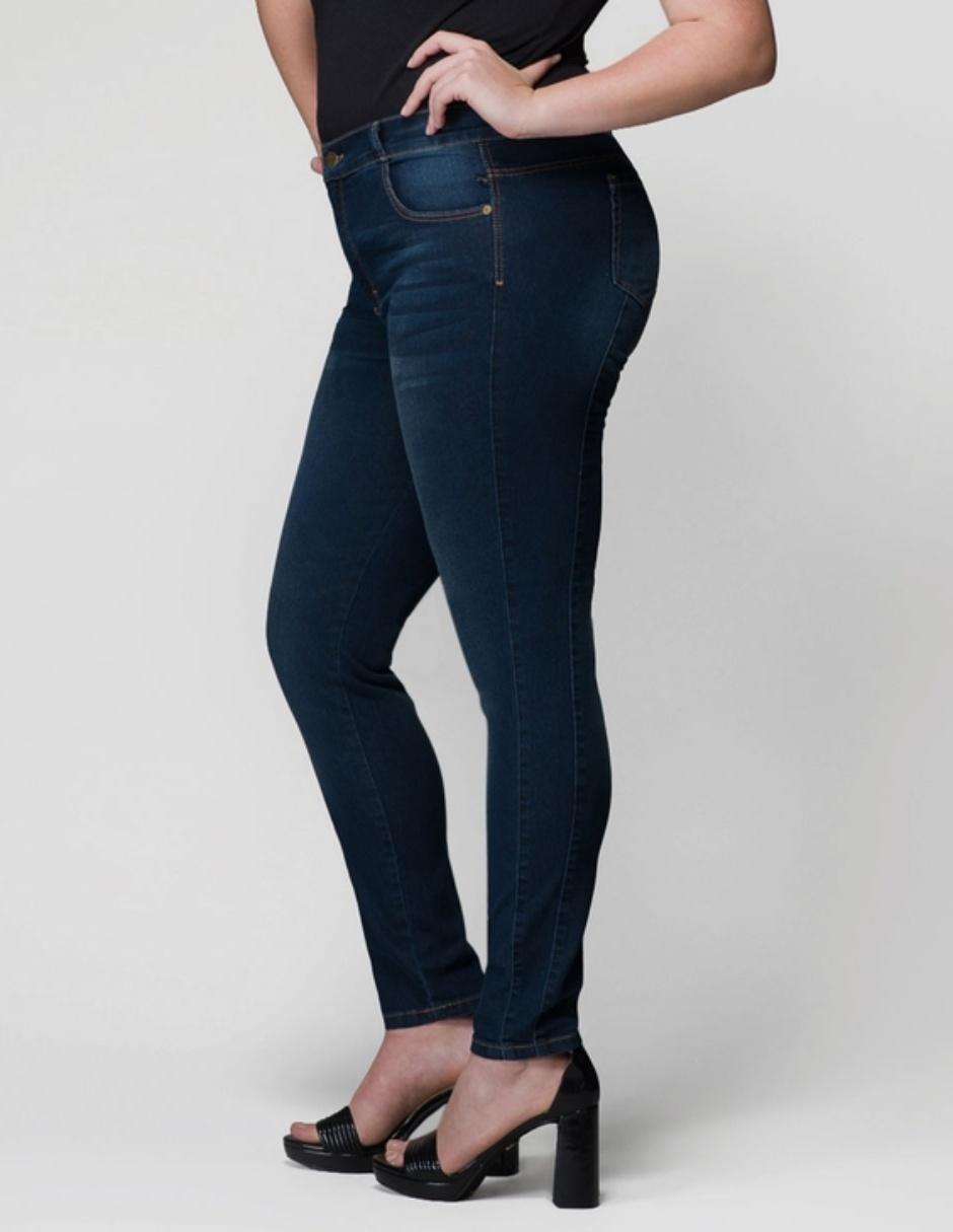 Jeans levanta glúteos dama corte skinny 4