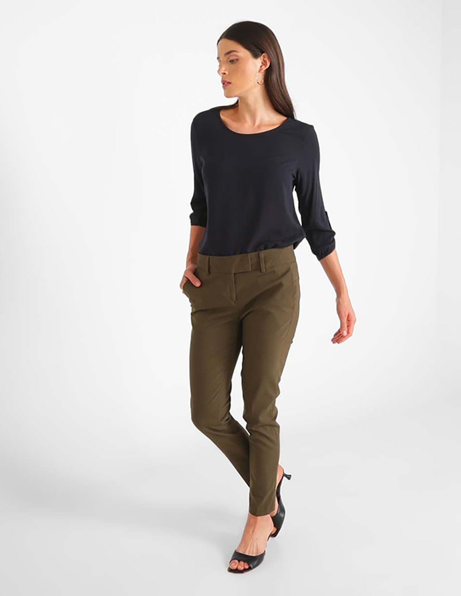 Pantalón corte skinny con bolsillos 3