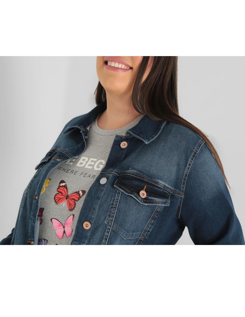 Chamarra de mezclilla para mujer 5