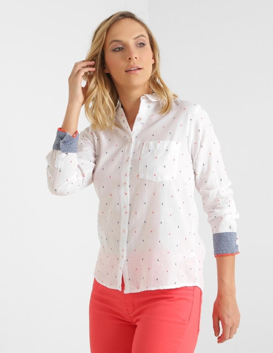 blusas con cuello sport