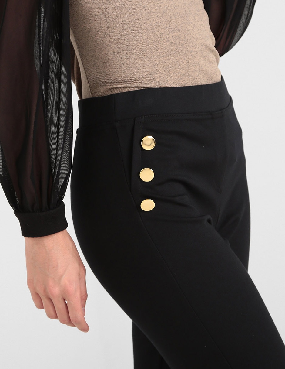 Pantalon Vestir Negro Dama