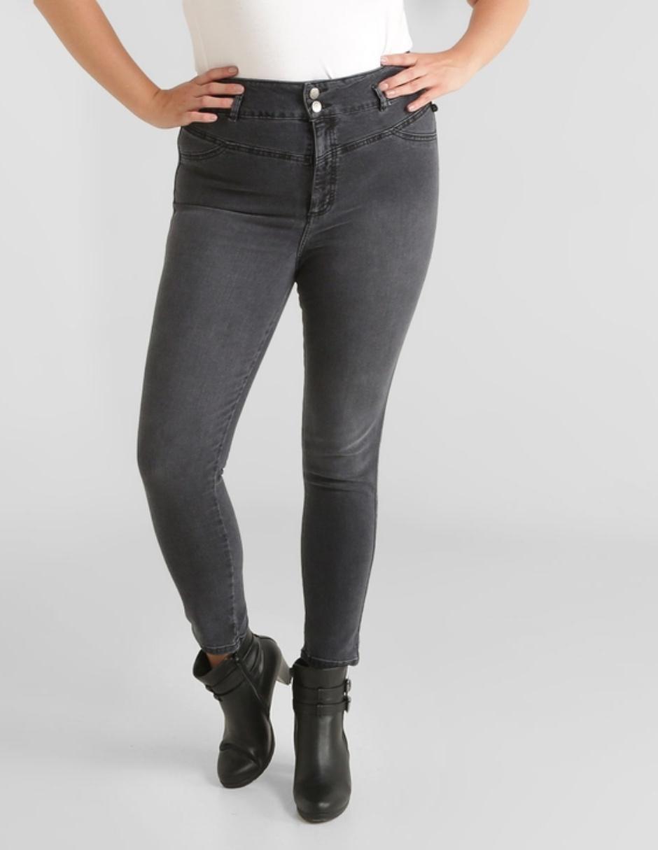 Jeans Oh Pomp! corte skinny cintura alta en SB