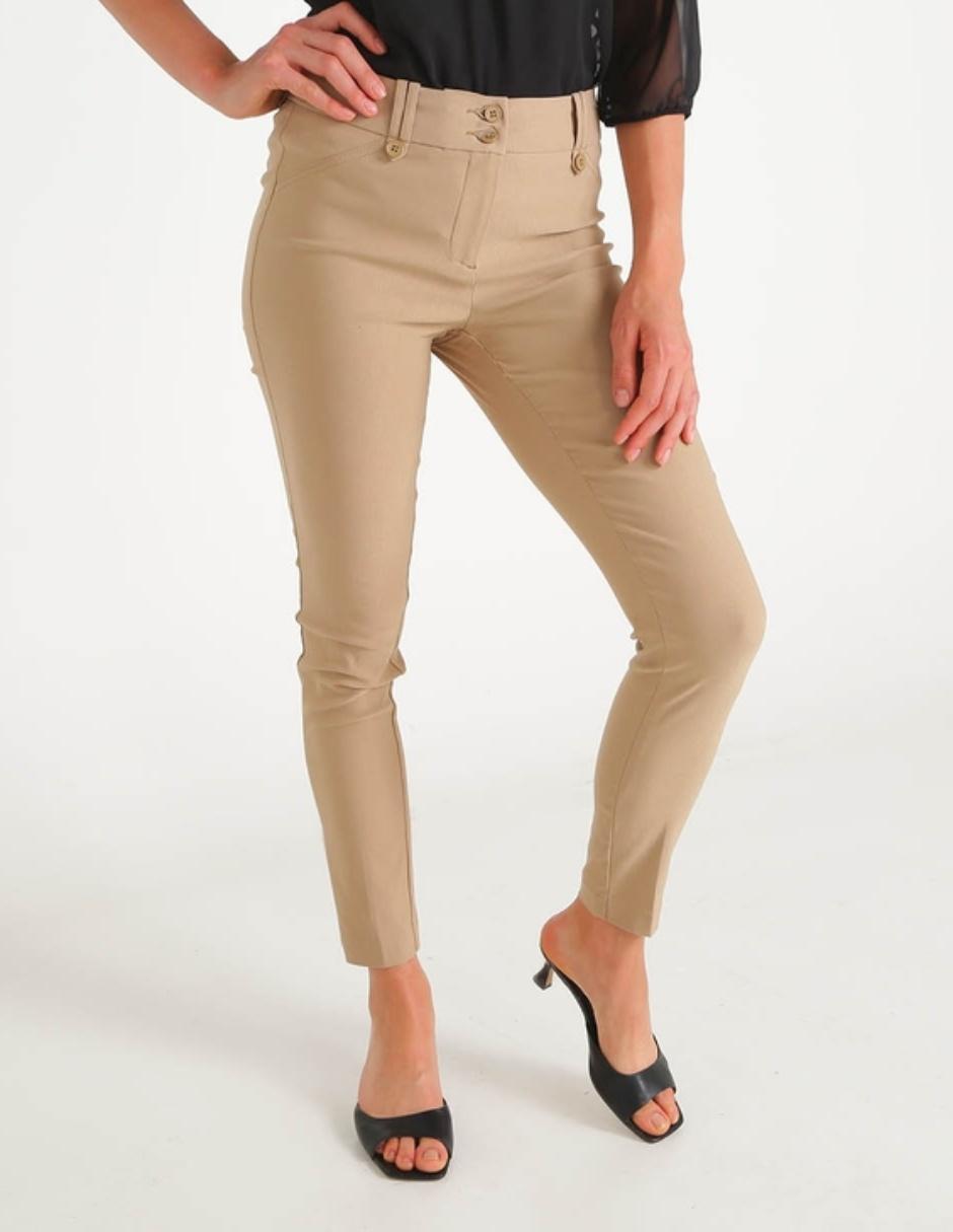 Pantalón Contempo corte skinny cintura alta en SB