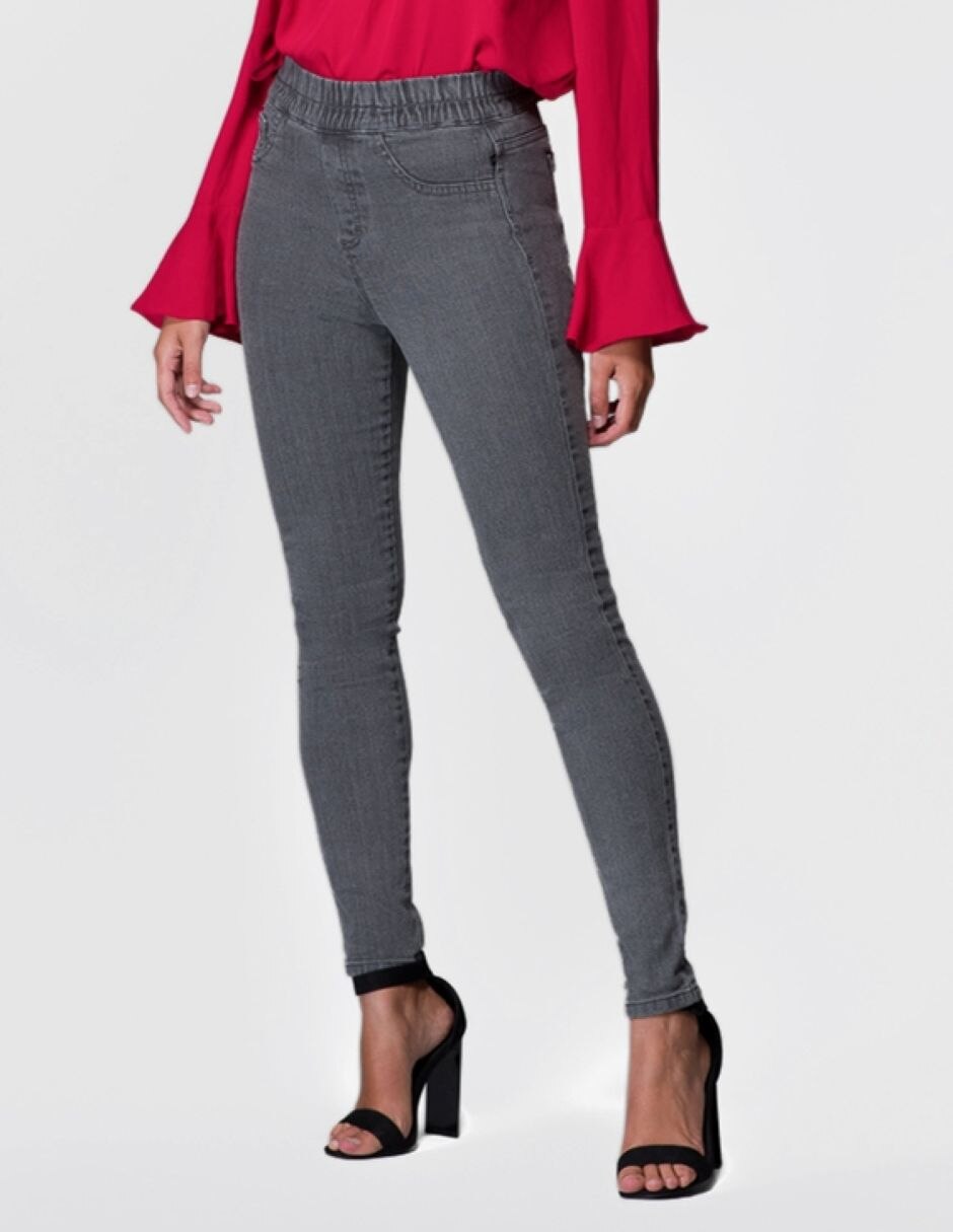 Jeans Oh Pomp! corte skinny cintura alta en SB