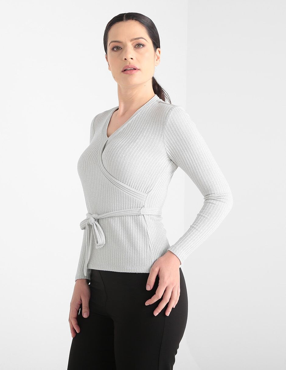 Blusa La Mode manga larga en SB