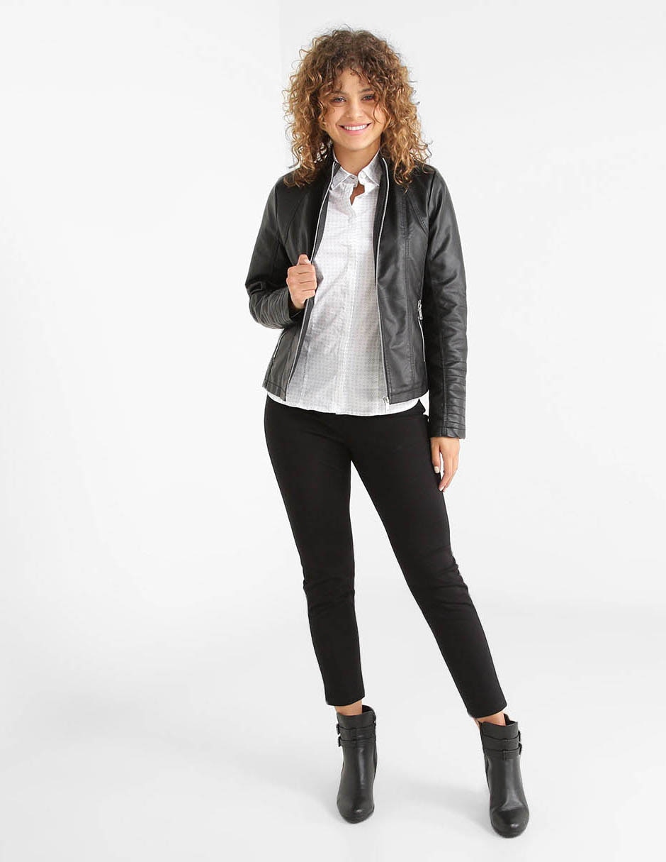 Blusa manga larga corte camisero 3