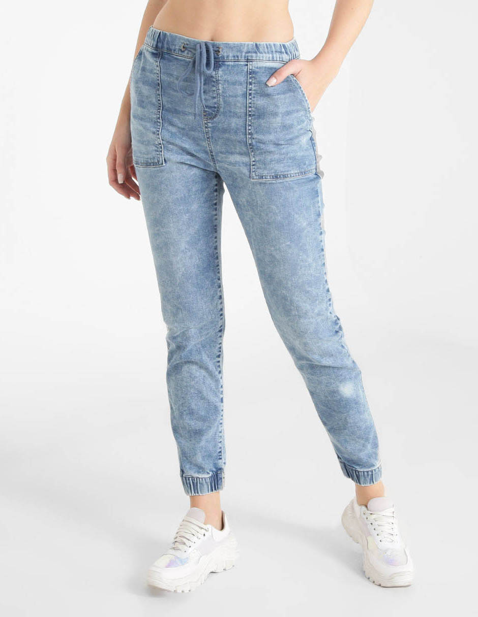 Jeans tipo con para mujer